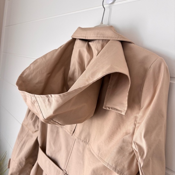 J. Crew Icon Trench Coat in Vintage Khaki Women's Size 4 - Picture 8 of 16